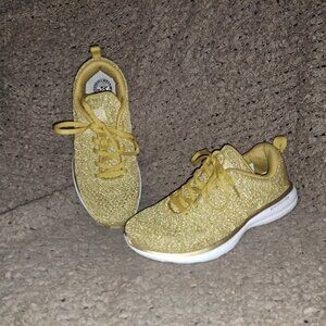 APL Techloom Pro-Metallic Gold-Propelium Athletic Shoes-Lace Up-Sz 8.5-Excellent
